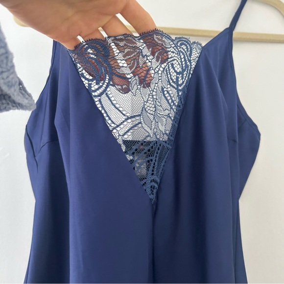 COSABELLA Navy Slip Night Negligee sz L - Picture 8 of 11